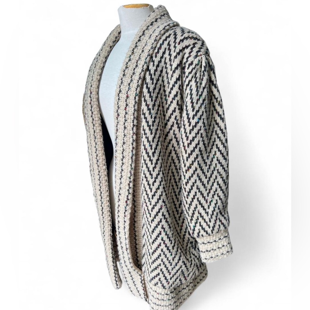 Monto Por Le Chois Chunky Knit Cardigan